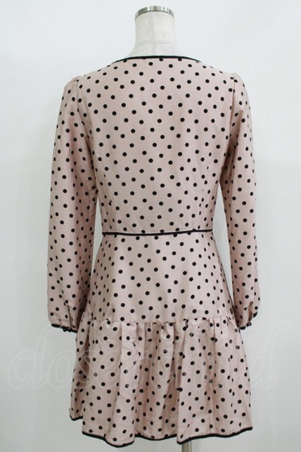 画像3: MILK / マ・シェリワンピース  ピンクベージュ H-25-11-08-018-ML-OP-KB-ZH (3)