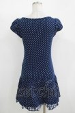 画像3: MILK / ドットギンガムワンピース  ネイビー H-25-11-08-021-ML-OP-KB-ZT483 (3)