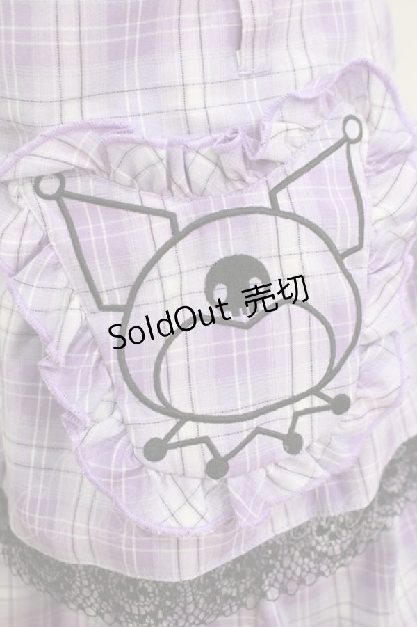 画像4: QOOZA / Kuromi mini skirt  ラベンダー H-25-11-08-024-PU-SK-KB-ZH (4)