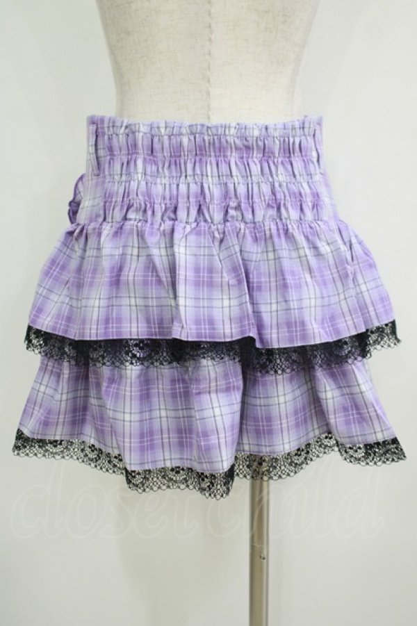 画像3: QOOZA / Kuromi mini skirt  ラベンダー H-25-11-08-025-PU-SK-KB-ZH (3)