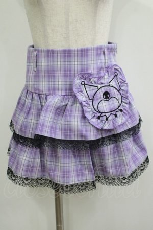 画像: QOOZA / Kuromi mini skirt  ラベンダー H-25-11-09-1030-PU-SK-KB-ZH