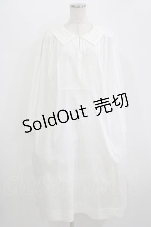 画像: Jane Marple Dans Le Salon / French marine collar shirt dress  off white H-25-11-09-1003-JM-OP-KB-ZH