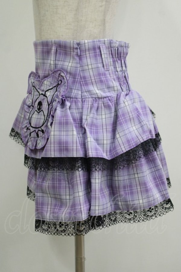 画像2: QOOZA / Kuromi mini skirt  ラベンダー H-25-11-09-1032-PU-SK-KB-ZH (2)
