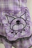 画像4: QOOZA / Kuromi mini skirt  ラベンダー H-25-11-09-1033-PU-SK-KB-ZH (4)