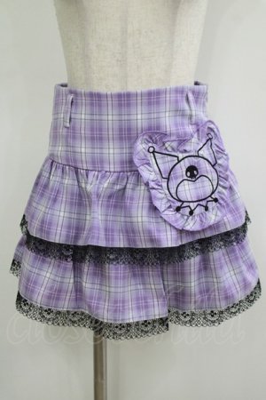 画像: QOOZA / Kuromi mini skirt  ラベンダー H-25-11-09-1035-PU-SK-KB-ZH
