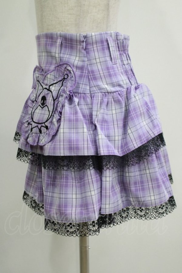 画像2: QOOZA / Kuromi mini skirt  ラベンダー H-25-11-09-1035-PU-SK-KB-ZH (2)