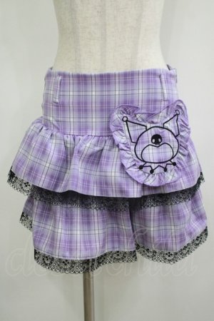 画像: QOOZA / Kuromi mini skirt  ラベンダー H-25-11-09-1036-PU-SK-KB-ZH
