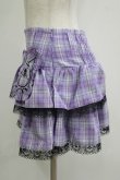 画像2: QOOZA / Kuromi mini skirt  ラベンダー H-25-11-09-1037-PU-SK-KB-ZH (2)