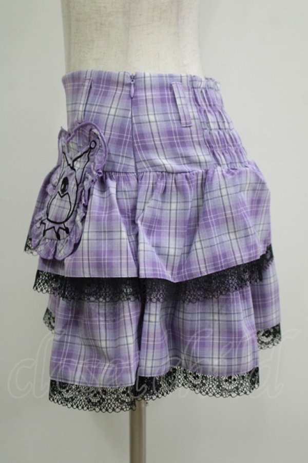 画像2: QOOZA / Kuromi mini skirt  ラベンダー H-25-11-09-1037-PU-SK-KB-ZH (2)
