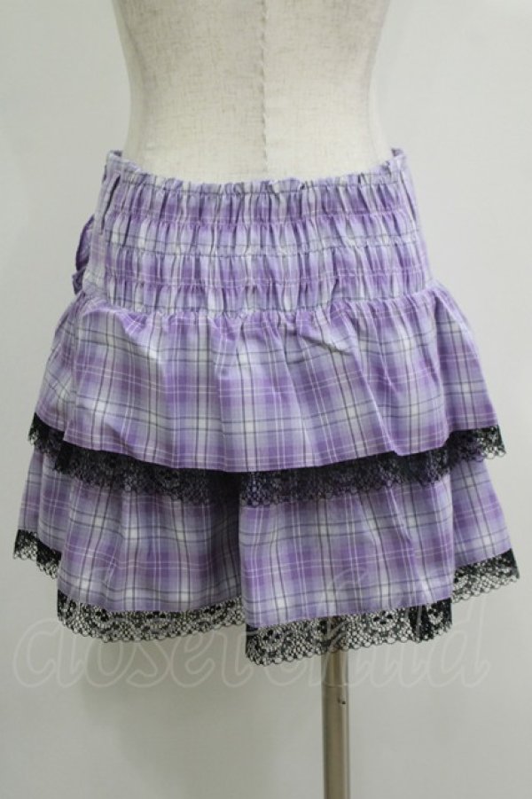 画像3: QOOZA / Kuromi mini skirt  ラベンダー H-25-11-09-1037-PU-SK-KB-ZH (3)