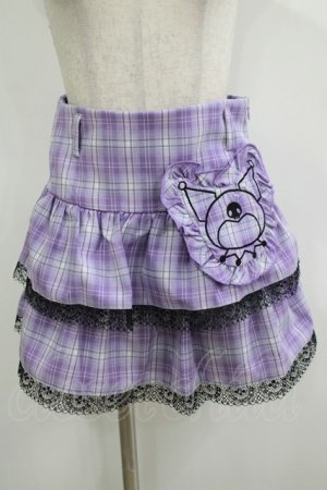 画像: QOOZA / Kuromi mini skirt  ラベンダー H-25-11-09-1038-PU-SK-KB-ZH