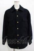 画像1: Jane Marple Dans Le Salon / ポケットウールコート  ブラック H-25-11-09-1041-JM-CO-KB-ZH (1)
