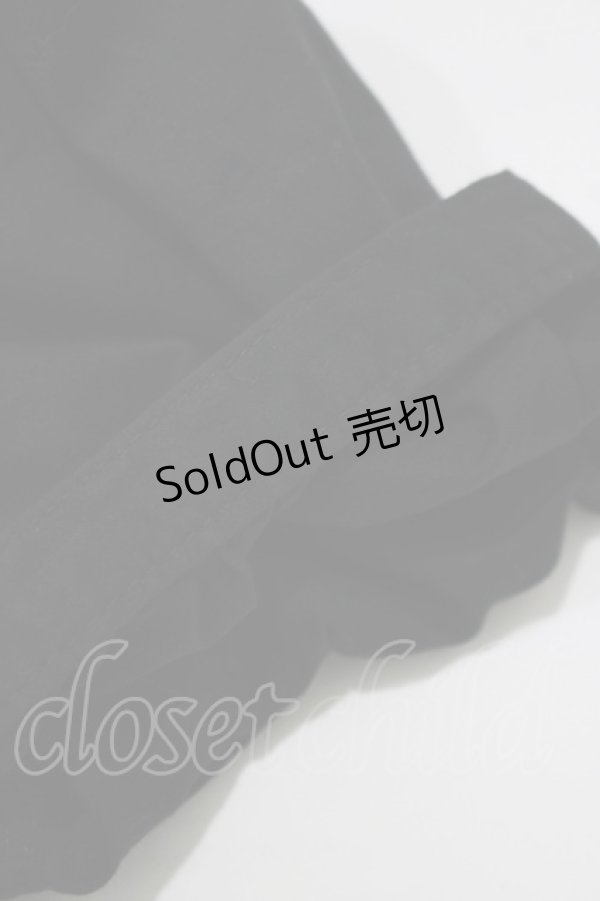 画像4: PEACE NOW / ドットフリルパフワンピース M 黒 H-25-11-09-1004-PU-OP-KB-ZH (4)