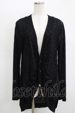 画像: BPN FOR MEN / シアードットカーディガン  黒 H-25-11-09-1050-GO-TO-KB-ZH