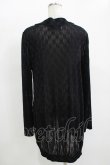 画像3: BPN FOR MEN / シアードットカーディガン  黒 H-25-11-09-1050-GO-TO-KB-ZH (3)