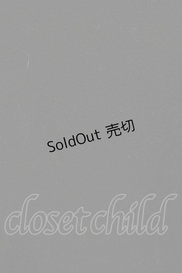 画像4: Jane Marple Dans Le Salon / Ripe cotton pleats frill sweater  black × off white H-25-11-09-1051-JM-TO-KB-ZH (4)