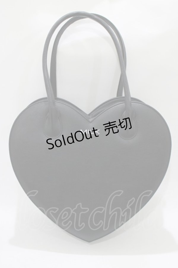 画像2: MILK / ハートバッグ  ブラック H-25-11-09-1054-ML-BG-KB-ZH (2)