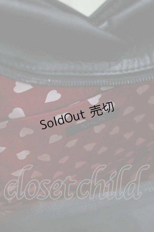 画像4: MILK / ハートバッグ  ブラック H-25-11-09-1054-ML-BG-KB-ZH (4)