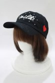 画像1: MILK / ロゴドット Cap  ブラック H-25-11-09-1067-ML-AC-KB-ZH (1)