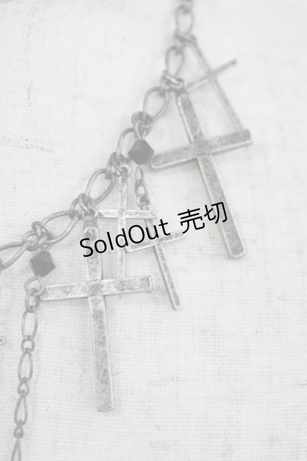 画像3: Moi-meme-Moitie / M+ROSE×十字架ネックレス   H-25-11-09-1071-MO-AC-KB-ZH (3)