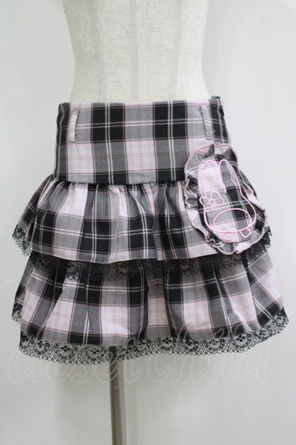 画像1: QOOZA / My Melody mini skirt  ピンク H-25-11-09-1076-PU-SK-KB-ZH (1)