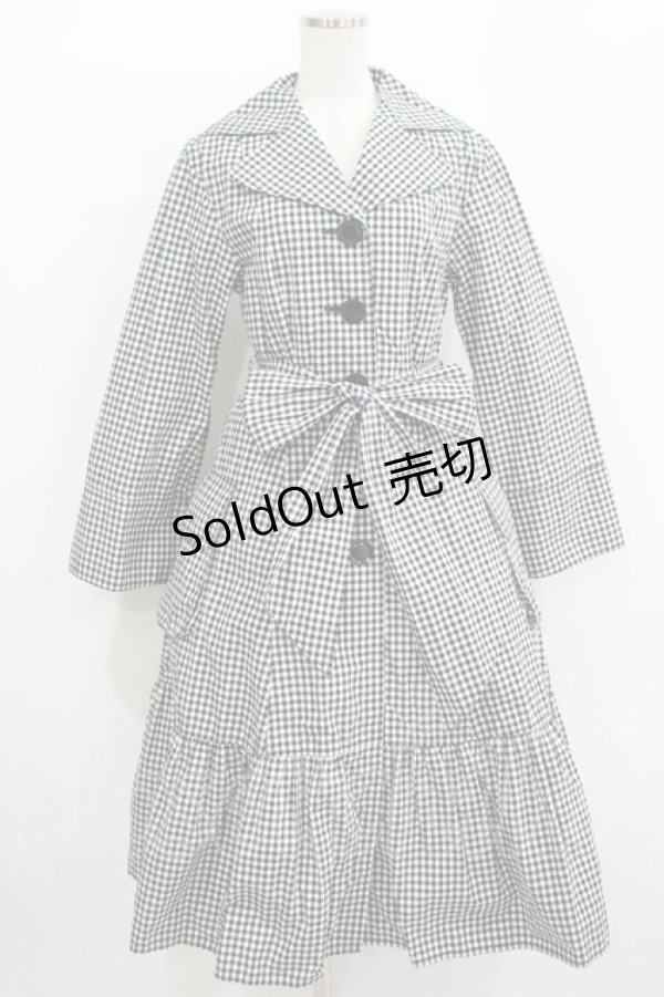 画像1: MILK / MILKスプリングコート  ブラックギンガム H-25-11-09-1007-ML-CO-KB-ZH (1)