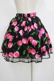 画像3: MILK / タランチェリースカート  ブラック×ローズチェリー H-25-11-09-1010-ML-SK-KB-ZH (3)
