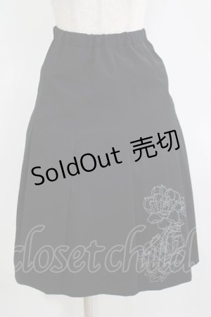 画像: PEACE NOW / フロント刺繍スカート  ブラック H-25-11-09-1011-PU-SK-KB-ZH