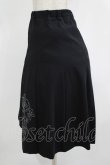 画像2: PEACE NOW / フロント刺繍スカート  ブラック H-25-11-09-1011-PU-SK-KB-ZH (2)