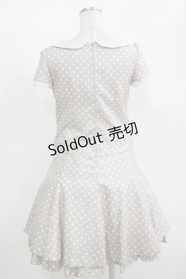 画像3: MILK / ドットワンピ  グレージュ H-25-11-09-1014-ML-OP-KB-ZT383 (3)