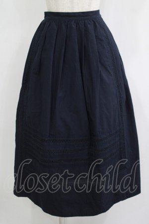 画像: Jane Marple / コットンロングスカート  ネイビー H-25-11-09-1016-JM-SK-KB-ZH
