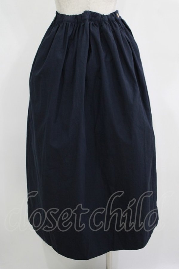 画像3: Jane Marple / コットンロングスカート  ネイビー H-25-11-09-1016-JM-SK-KB-ZH (3)