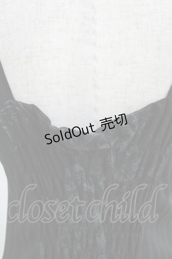 画像4: h.naoto Blood / プリント切替縫合ロングワンピース  ブラック H-25-11-09-1017-HN-OP-KB-ZH (4)