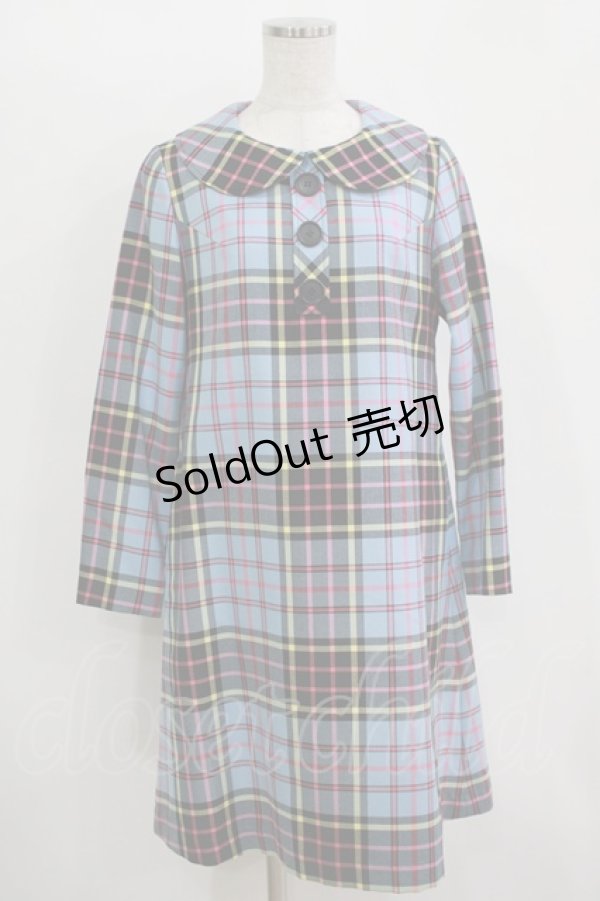 画像1: MILK / Beeチェックワンピース  ANDERSON tartan H-25-11-09-1019-ML-OP-KB-ZH (1)