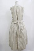 画像3: Jane Marple / バッククロスドミトリースカート  light beige-stripe H-25-11-09-1002-JM-OP-KB-ZH (3)