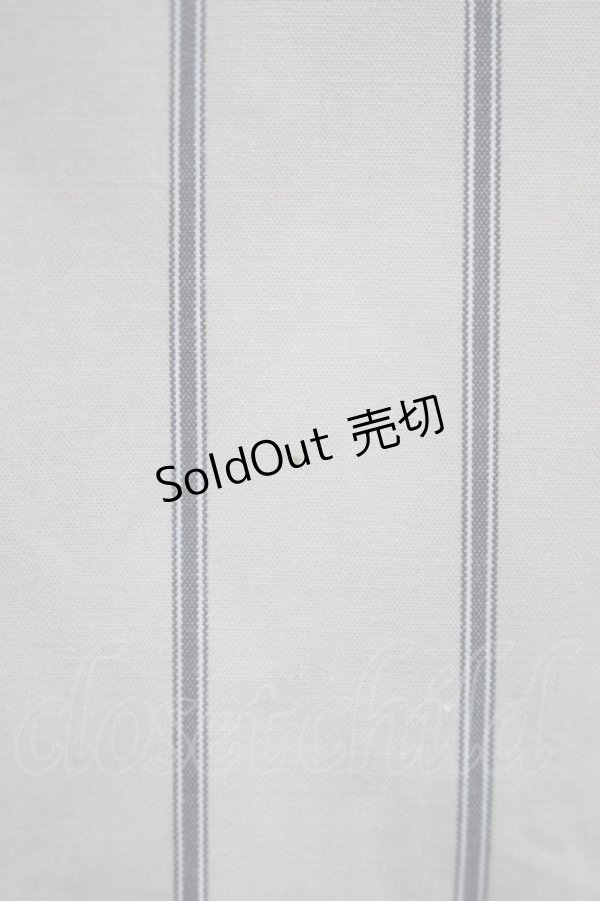 画像4: Jane Marple / バッククロスドミトリースカート  light beige-stripe H-25-11-09-1002-JM-OP-KB-ZH (4)