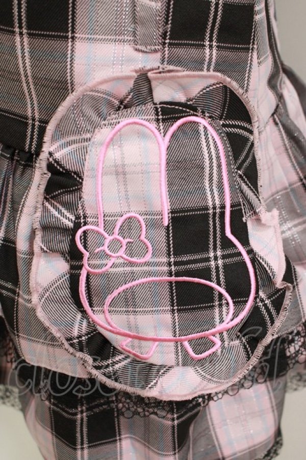 画像4: QOOZA / My Melody mini skirt  ピンク H-25-11-09-1024-PU-SK-KB-ZH (4)