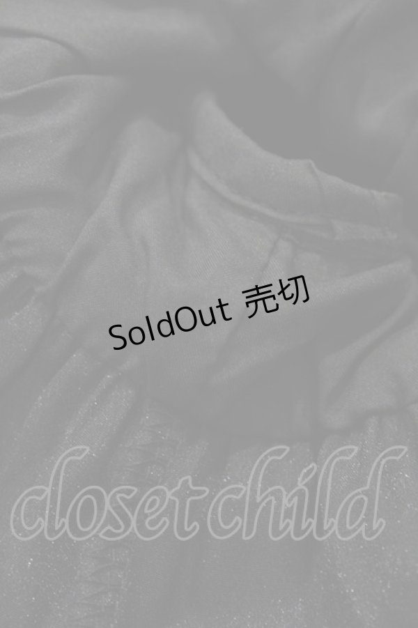 画像3: To Alice / オーガンジーリボンピース M ブラック/オフリボン H-25-11-10-029-LO-OP-NS-ZH (3)