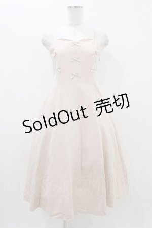 画像: Fi.n.t / プチリボンフレアーキャミワンピース Free L/PINK H-25-11-10-032-CA-OP-NS-ZH