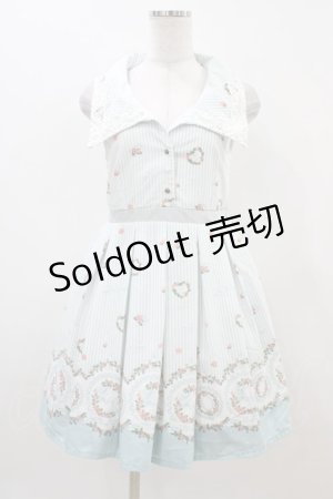 画像: Ank Rouge / ストライプワンピース M オフ/サックス H-25-11-10-034-CA-OP-NS-ZH