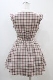 画像2: Ank Rouge / チェックワンピース M グレー H-25-11-10-035-CA-OP-NS-ZH (2)