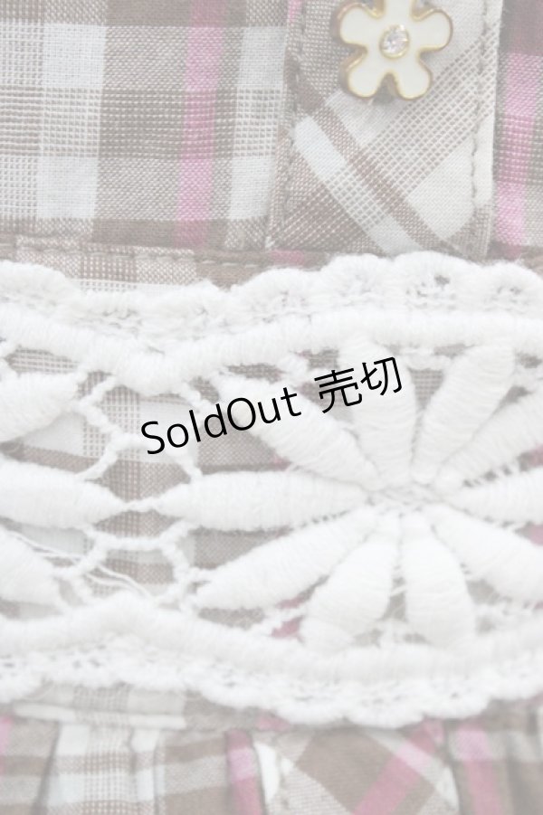 画像3: Ank Rouge / チェックワンピース M グレー H-25-11-10-035-CA-OP-NS-ZH (3)