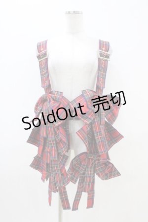画像: HEIHEI / カオスリボンハーネス Free RED H-25-11-10-006-PU-ZA-NS-ZH
