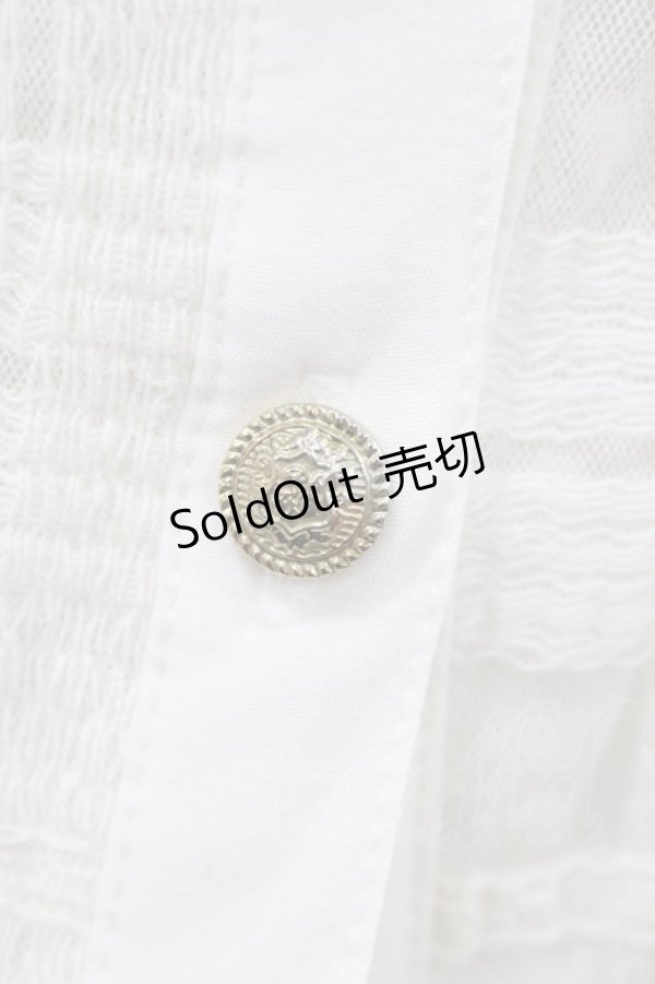 画像3: LIZ LISA / チェック切替ブラウス Free オフ/ネイビー H-25-11-10-042-LO-BL-NS-ZH (3)