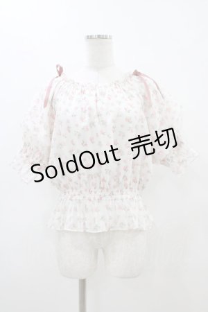 画像: Fi.n.t / 小花柄シアーシャーリングブラウス Free PINK H-25-11-10-043-CA-BL-NS-ZH