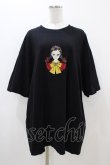 画像1: HEIHEI / 刺繍Tシャツ ガールC Free ブラック H-25-11-10-046-PU-TS-NS-ZH (1)