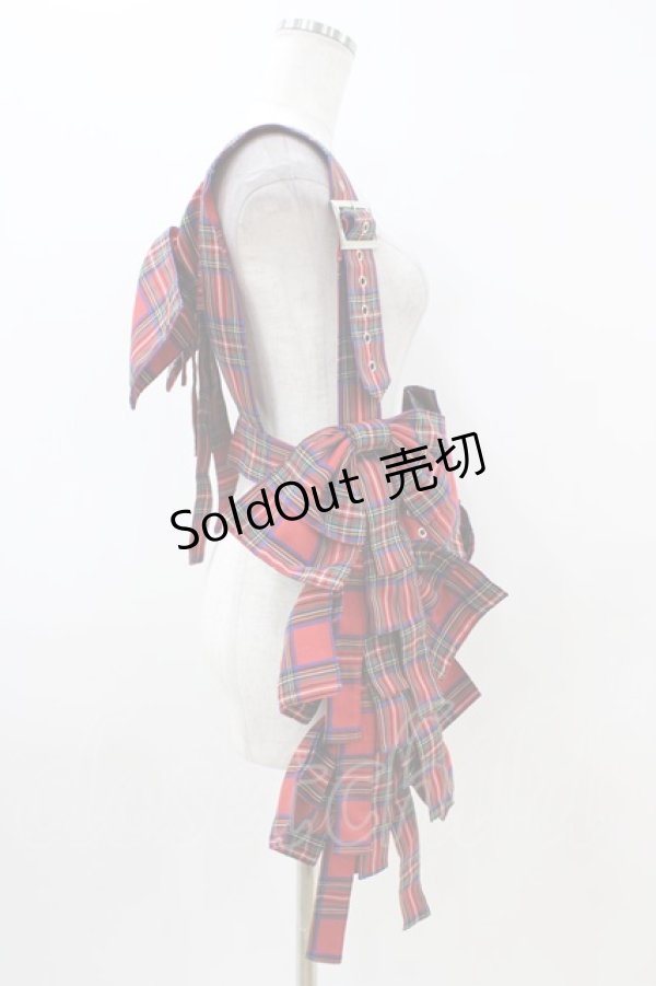 画像3: HEIHEI / カオスリボンハーネス Free RED H-25-11-10-006-PU-ZA-NS-ZH (3)