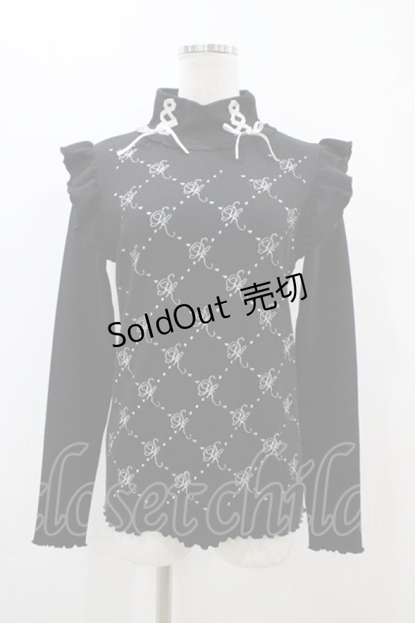 画像1: Swankiss / DB SK monogram  Free ブラック H-25-11-10-047-CA-TO-NS-ZH (1)