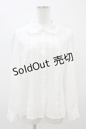 画像: Ank Rouge / ペガサス刺繍ブラウス M オフ H-25-11-10-054-CA-BL-NS-ZH