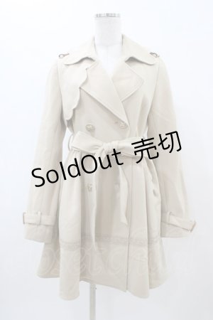 画像: LIZ LISA / スカラップコート Free ベージュ H-25-11-10-058-LO-CO-NS-ZH